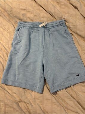 Vineyard Vines Boys Light Blue Pull-On Knit Shorts